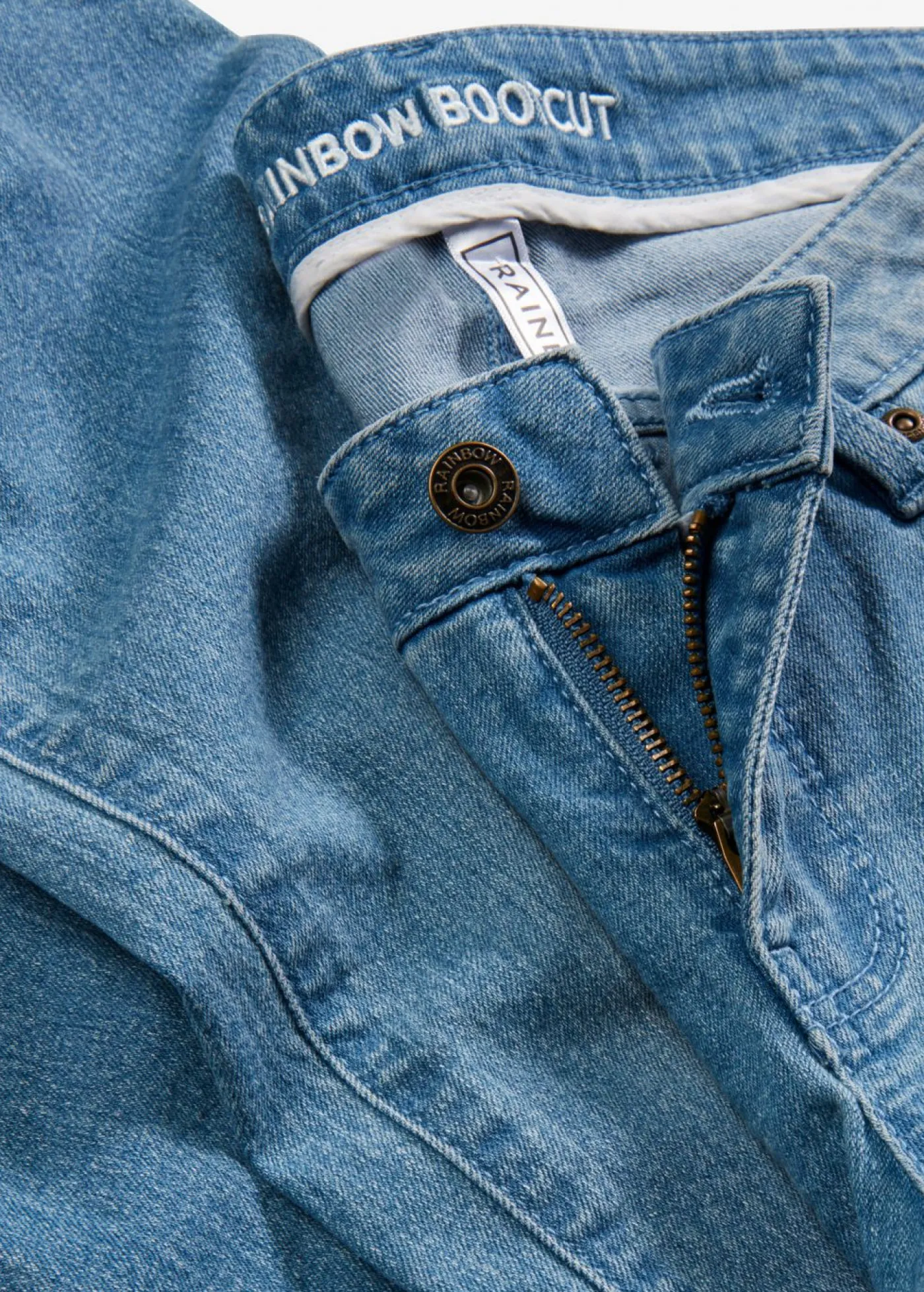 bonprix bonprix Vaqueros bootcut, mid waist, elásticos Denim claro Online