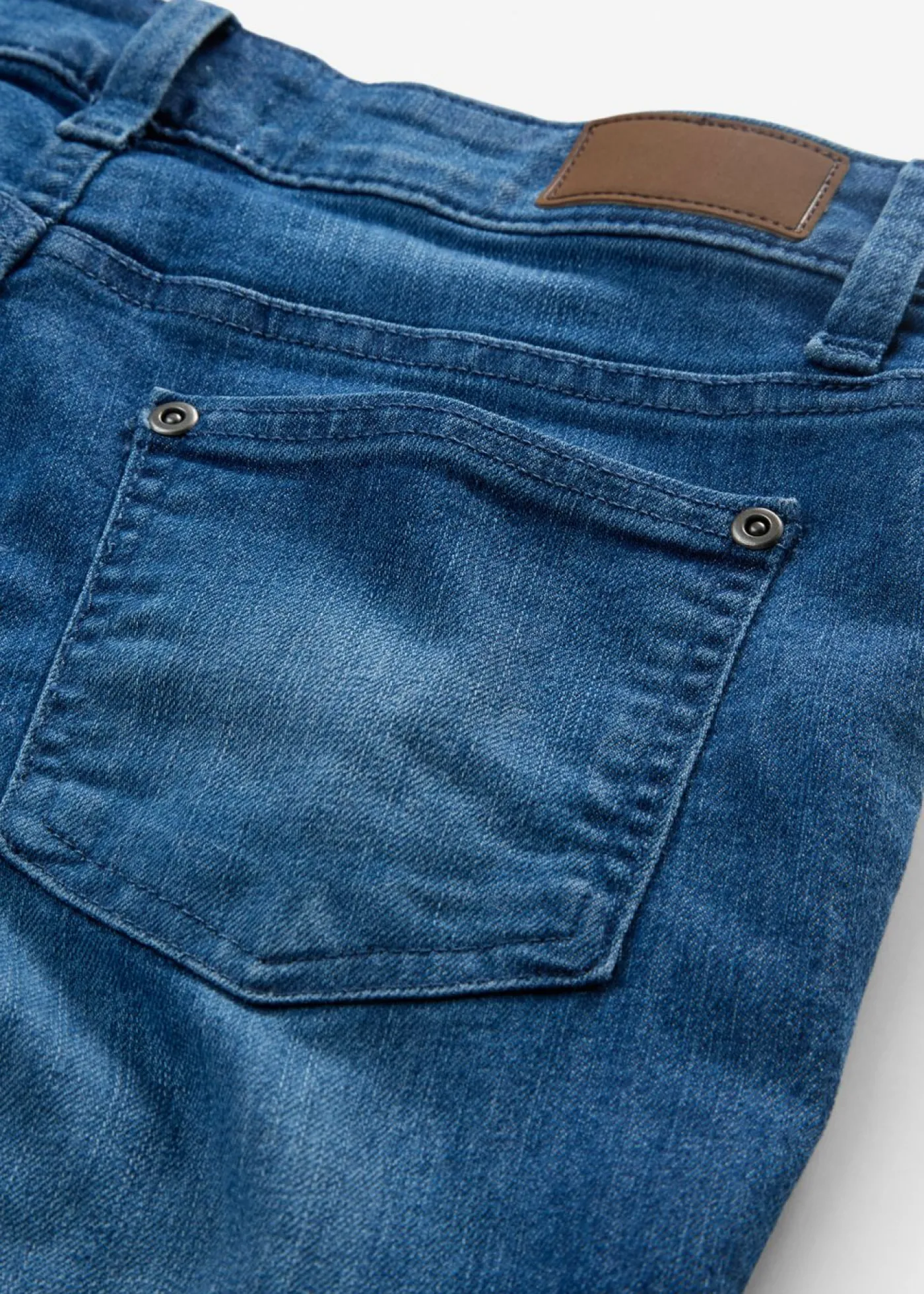 bonprix bonprix Vaqueros bootcut mid waist, elásticos Azul desgastado Sale