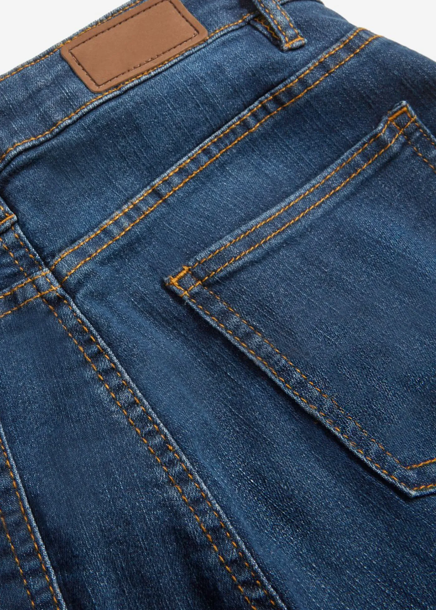 bonprix bonprix Vaqueros bootcut mid waist, elásticos Azul marino desgastado Sale