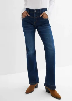 bonprix bonprix Vaqueros bootcut mid waist, elásticos Azul piedra usado Best