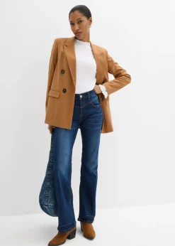 bonprix bonprix Vaqueros bootcut mid waist, elásticos Azul piedra usado Best