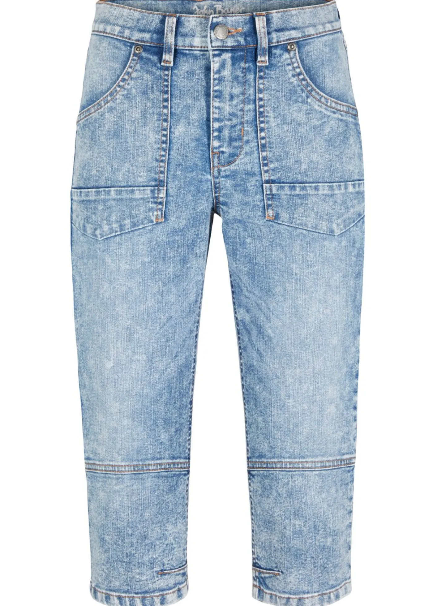 bonprix bonprix Vaqueros capri elásticos Azul claro Best