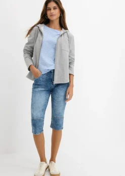 bonprix bonprix Vaqueros capri elásticos Azul claro Best