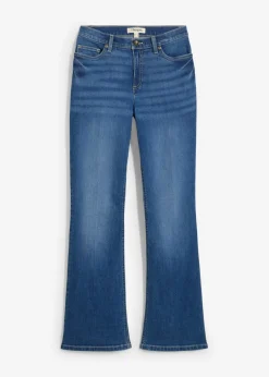 bonprix bonprix Vaqueros con corte bootcut y talle medio denim medio usado Hot