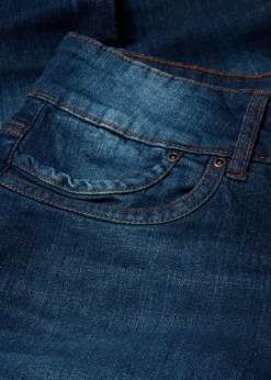 bonprix bonprix Vaqueros con corte mom y talle medio Azul desgastado Outlet