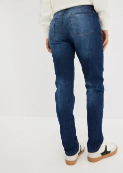 bonprix bonprix Vaqueros con corte mom y talle medio Azul desgastado Outlet