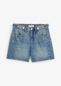 bonprix bonprix Vaqueros cortos poco elásticos con talle medio Azul piedra usado Clearance