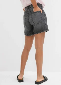 bonprix bonprix Vaqueros cortos poco elásticos con talle medio negro denim usado Best
