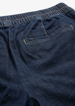 bonprix bonprix Vaqueros de corte barrel con talle medio y cintura cómoda Azul oscuro denim Best