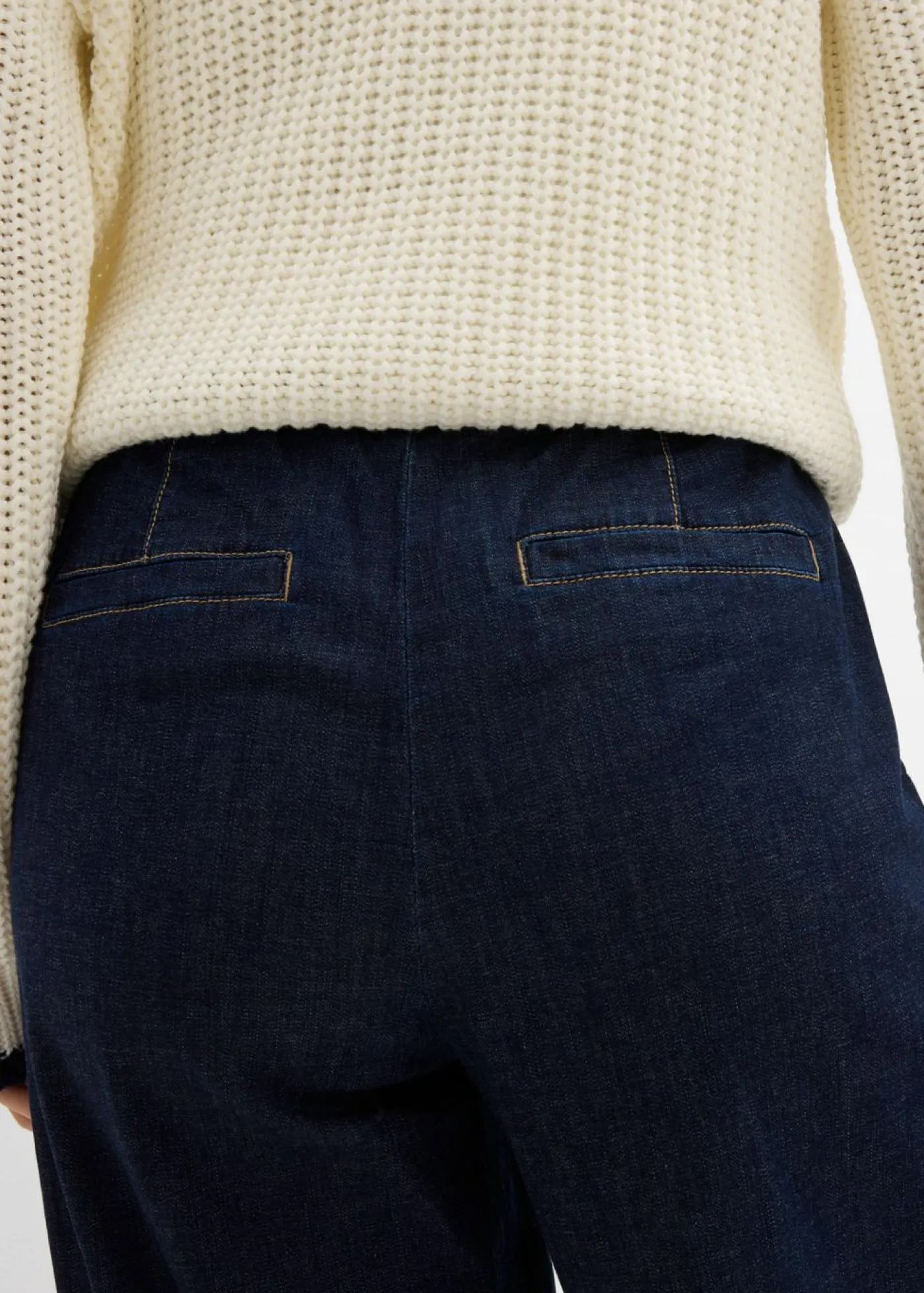 bonprix bonprix Vaqueros de corte barrel con talle medio y cintura cómoda Azul oscuro denim Best