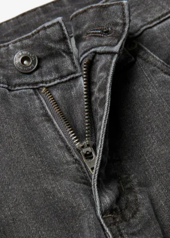bonprix bonprix Vaqueros de pernera ancha, mid waist, elástico denim gris Outlet