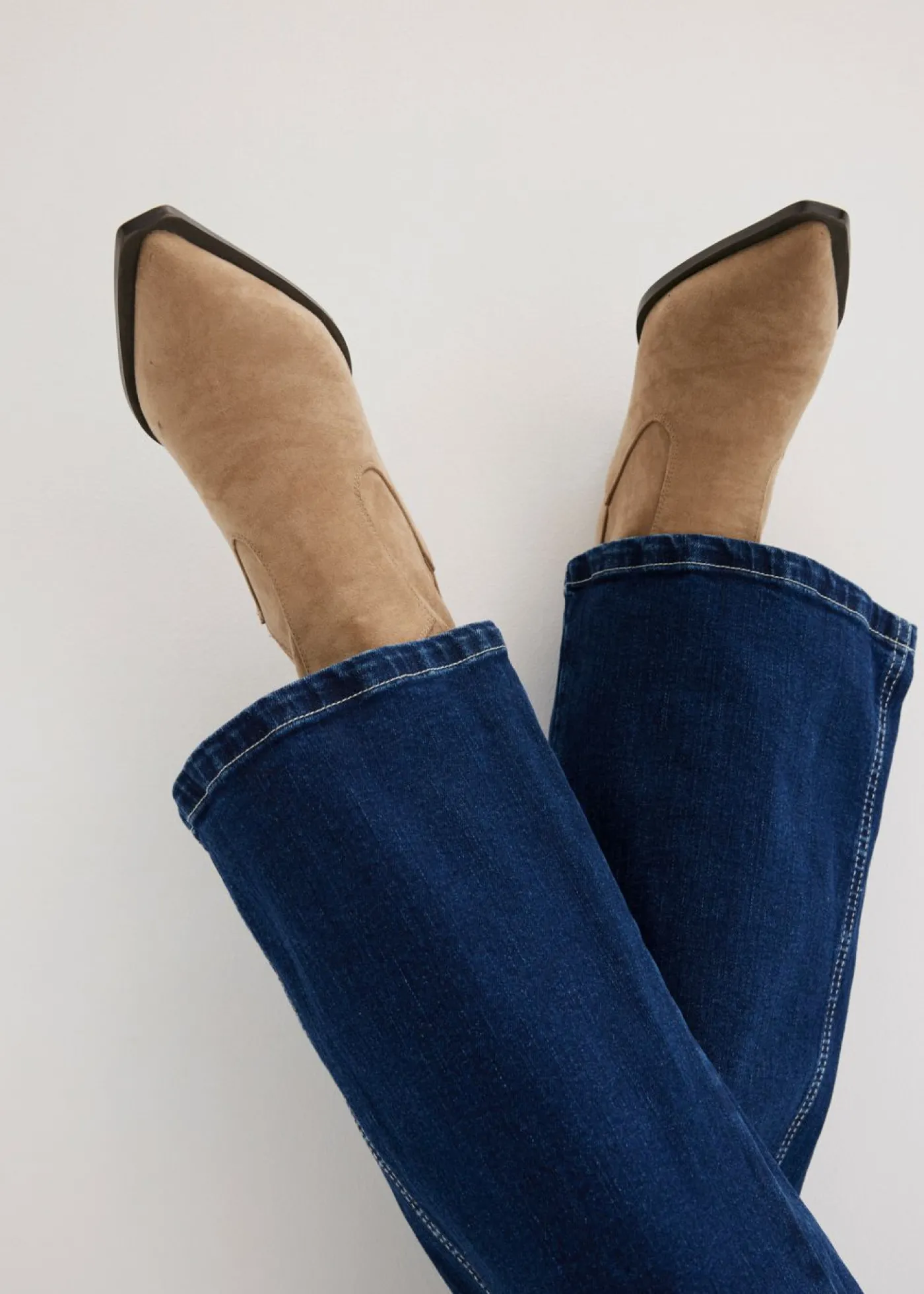 bonprix bonprix Vaqueros de pernera ancha, high waist, de algodón orgánico denim intenso Hot