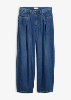 bonprix bonprix Vaqueros de pernera ancha, high waist Azul piedra usado Best