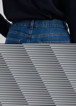 bonprix bonprix Vaqueros de pernera ancha, high waist Azul piedra usado Best