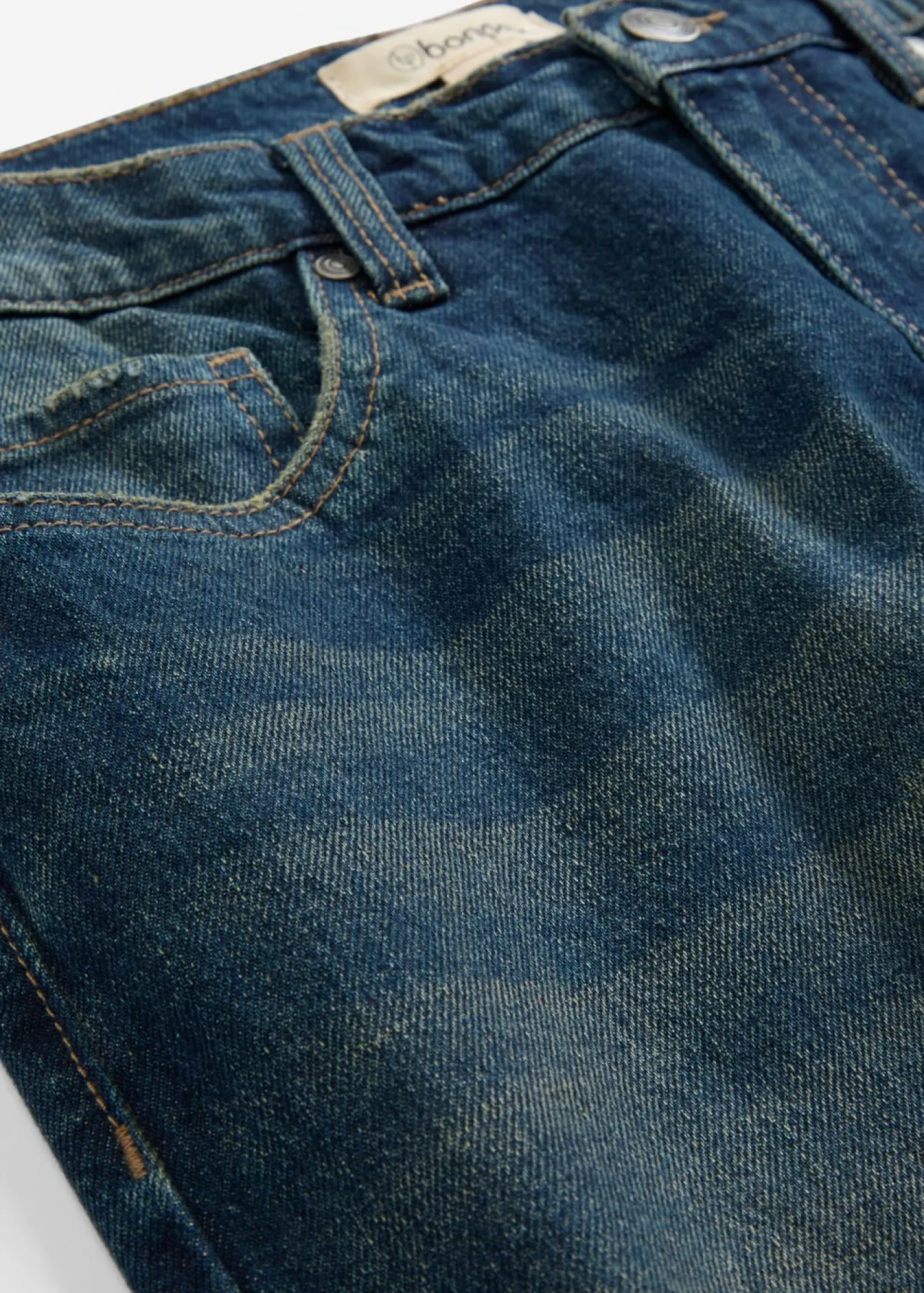 bonprix bonprix Vaqueros de pernera ancha, high waist Azul oscuro denim Discount