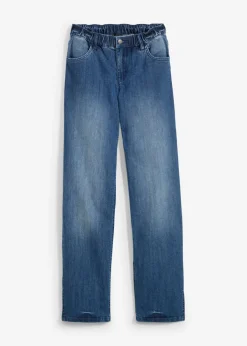 bonprix bonprix Vaqueros de pernera ancha, high waist, cintura cómoda Denim Online