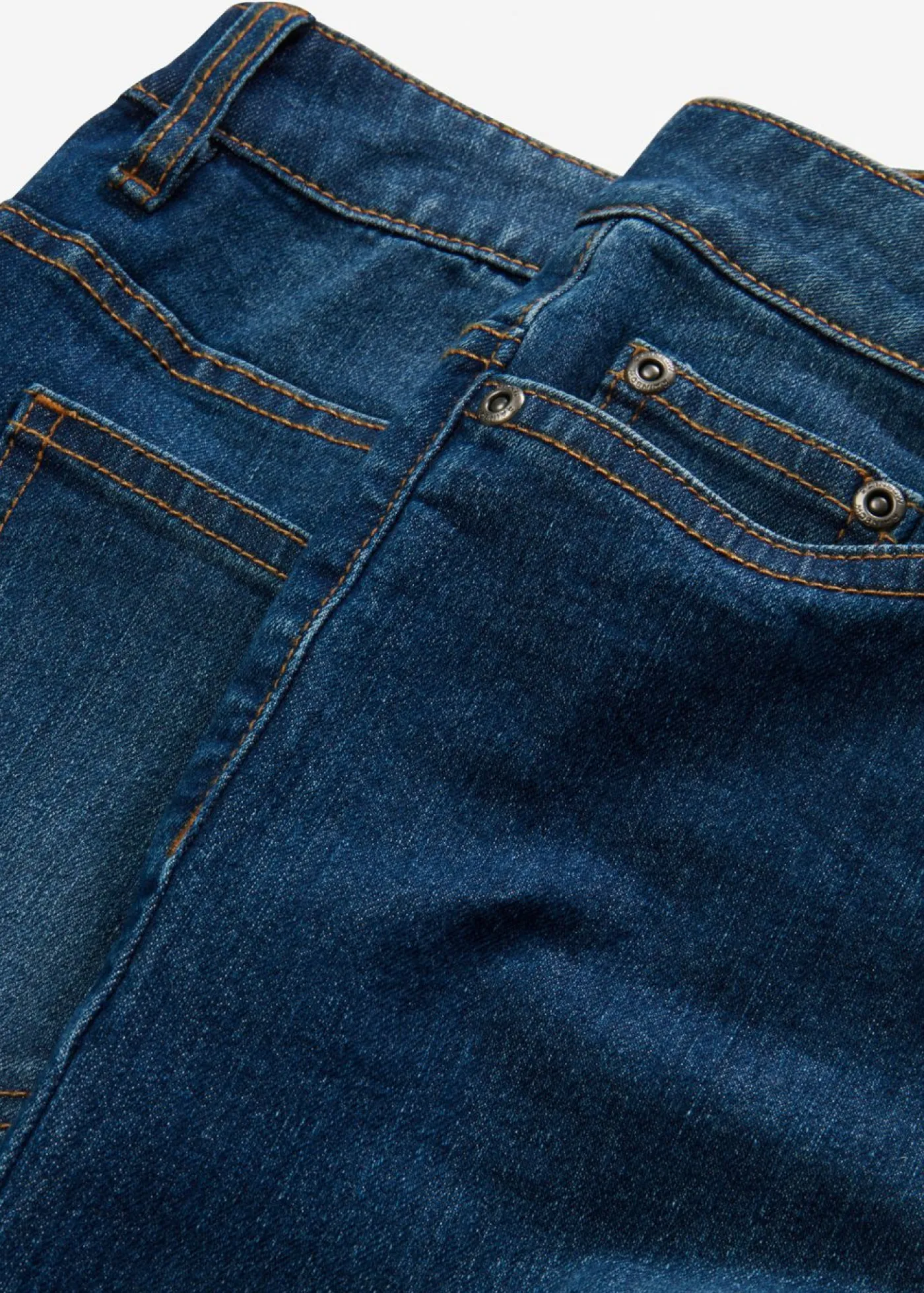 bonprix bonprix Vaqueros de pernera ancha, mid waist, elástico Azul piedra Clearance