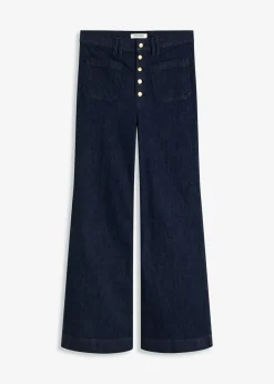 bonprix bonprix Vaqueros flared, high waist Azul oscuro denim Hot