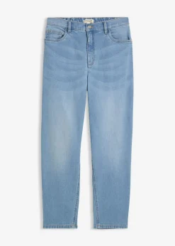 bonprix bonprix Vaqueros mom, high waist, cropped azul claro denim usado Best