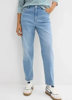 bonprix bonprix Vaqueros mom, high waist, cropped azul claro denim usado Best