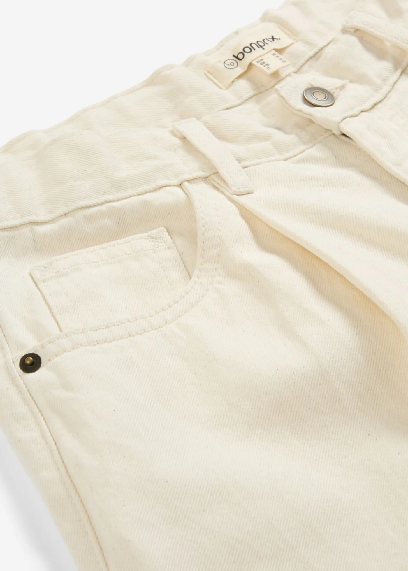 bonprix bonprix Vaqueros palazzo, super wide, de algodón Crudo Clearance