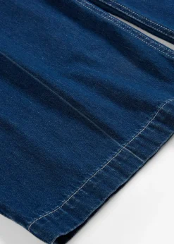 bonprix bonprix Vaqueros palazzo, super wide, de algodón azul oscuro denim usado Clearance