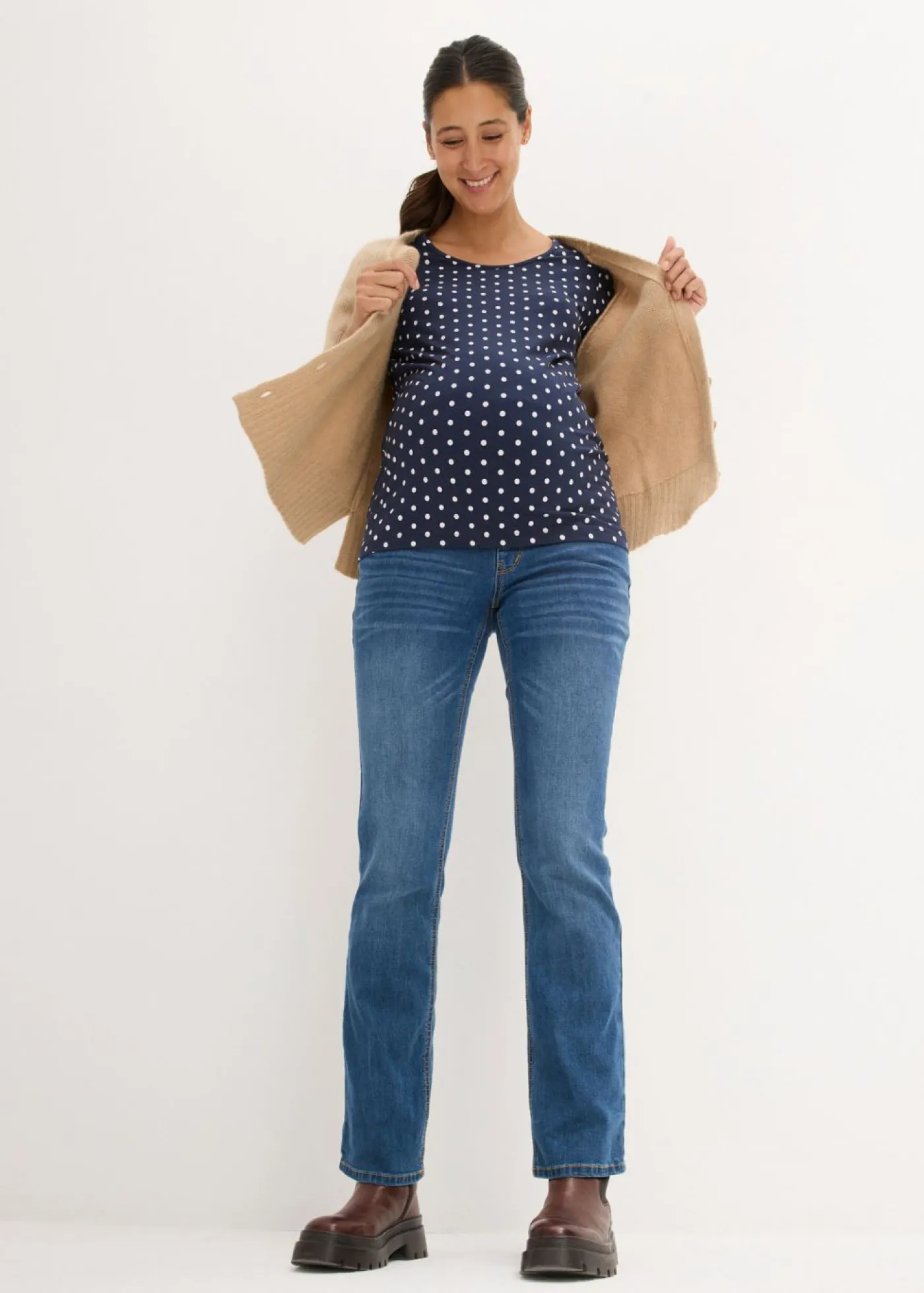 bonprix bonprix Vaqueros premamá con corte bootcut Denim Clearance