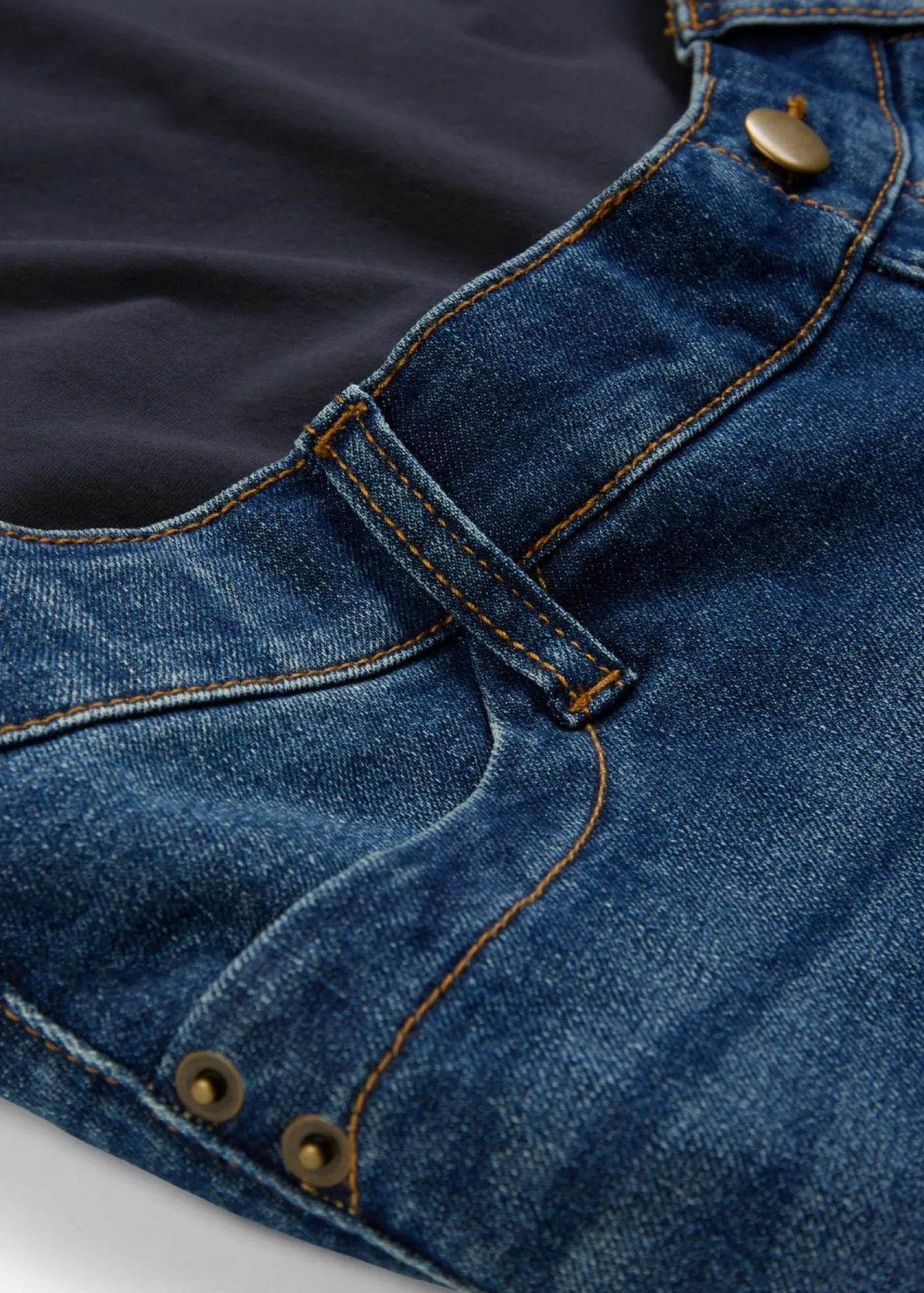 bonprix bonprix Vaqueros premamá con largo 7/8, slim Azul piedra New