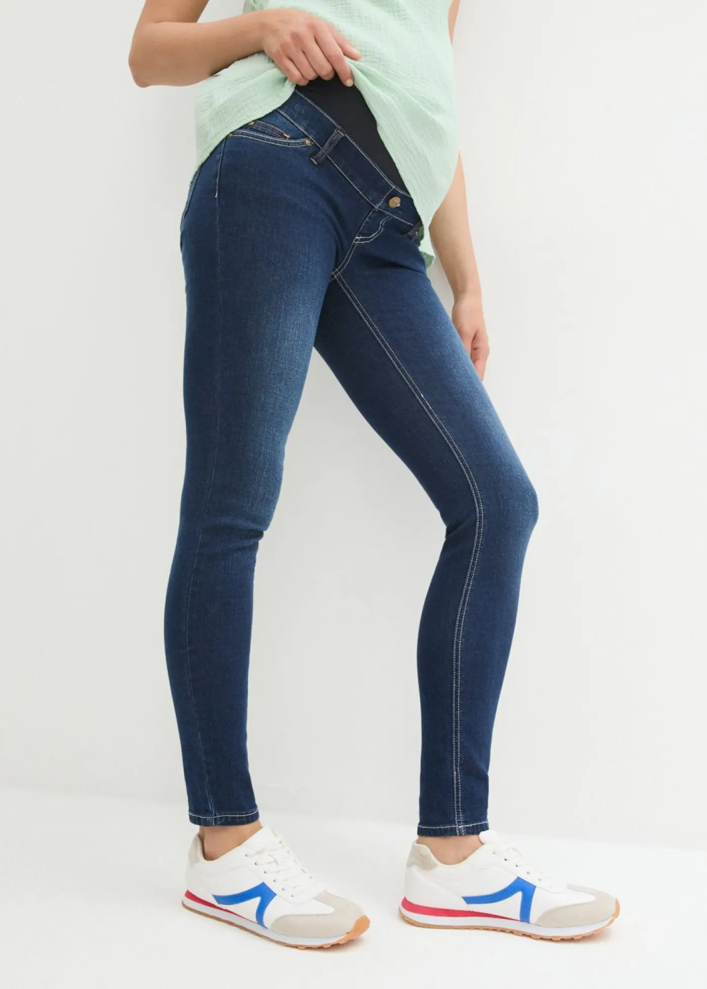 bonprix bonprix Vaqueros premamá, skinny denim intenso