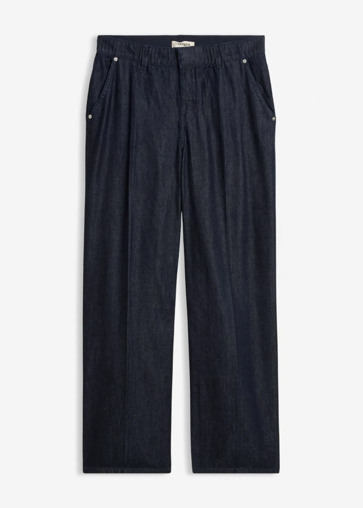 bonprix bonprix Vaqueros rectos con perneras anchas Azul oscuro denim Outlet