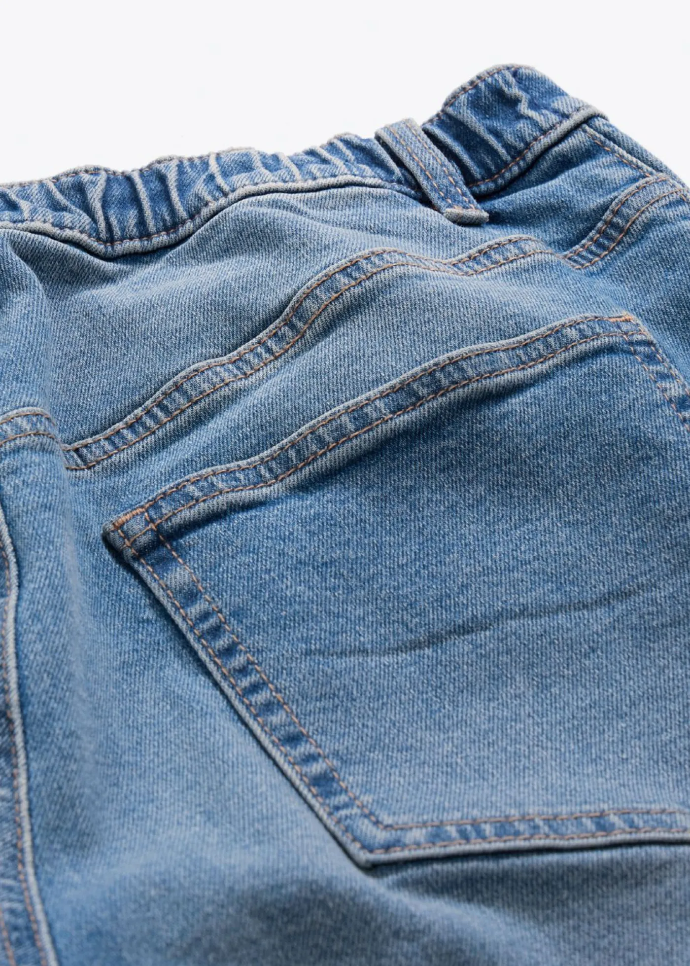 bonprix bonprix Vaqueros rectos holgados de talle alto azul medio denim usado Discount