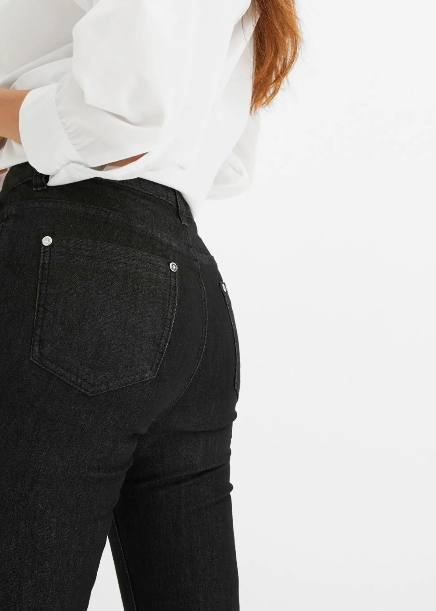 bonprix bonprix Vaqueros skinny, mid waist Negro denim Best