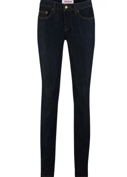 bonprix bonprix Vaqueros skinny, mid waist, elásticos Azul oscuro denim Discount
