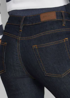 bonprix bonprix Vaqueros skinny, mid waist, elásticos Azul oscuro denim Discount
