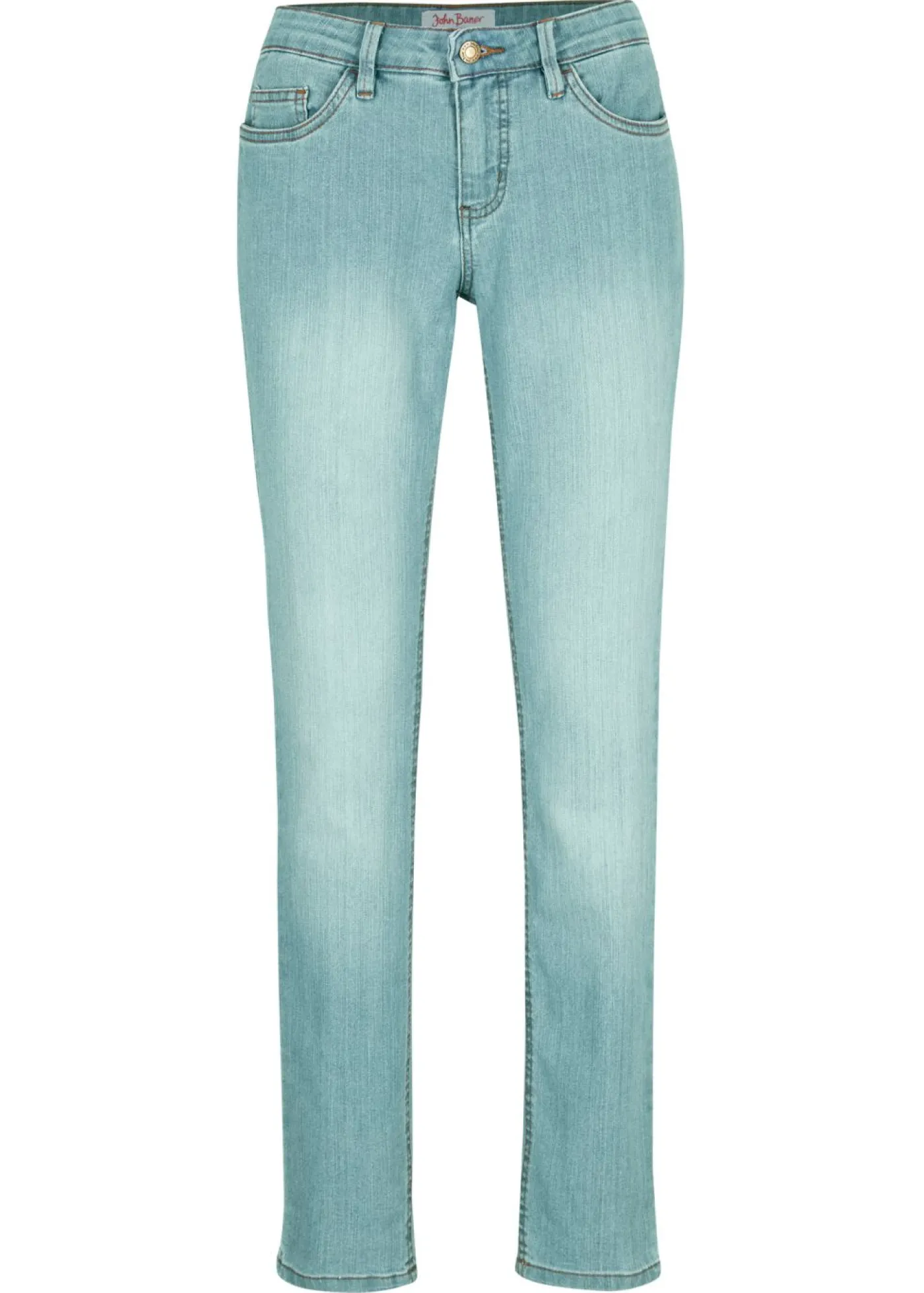 bonprix bonprix Vaqueros skinny, mid waist, elásticos azul pálido usado Hot