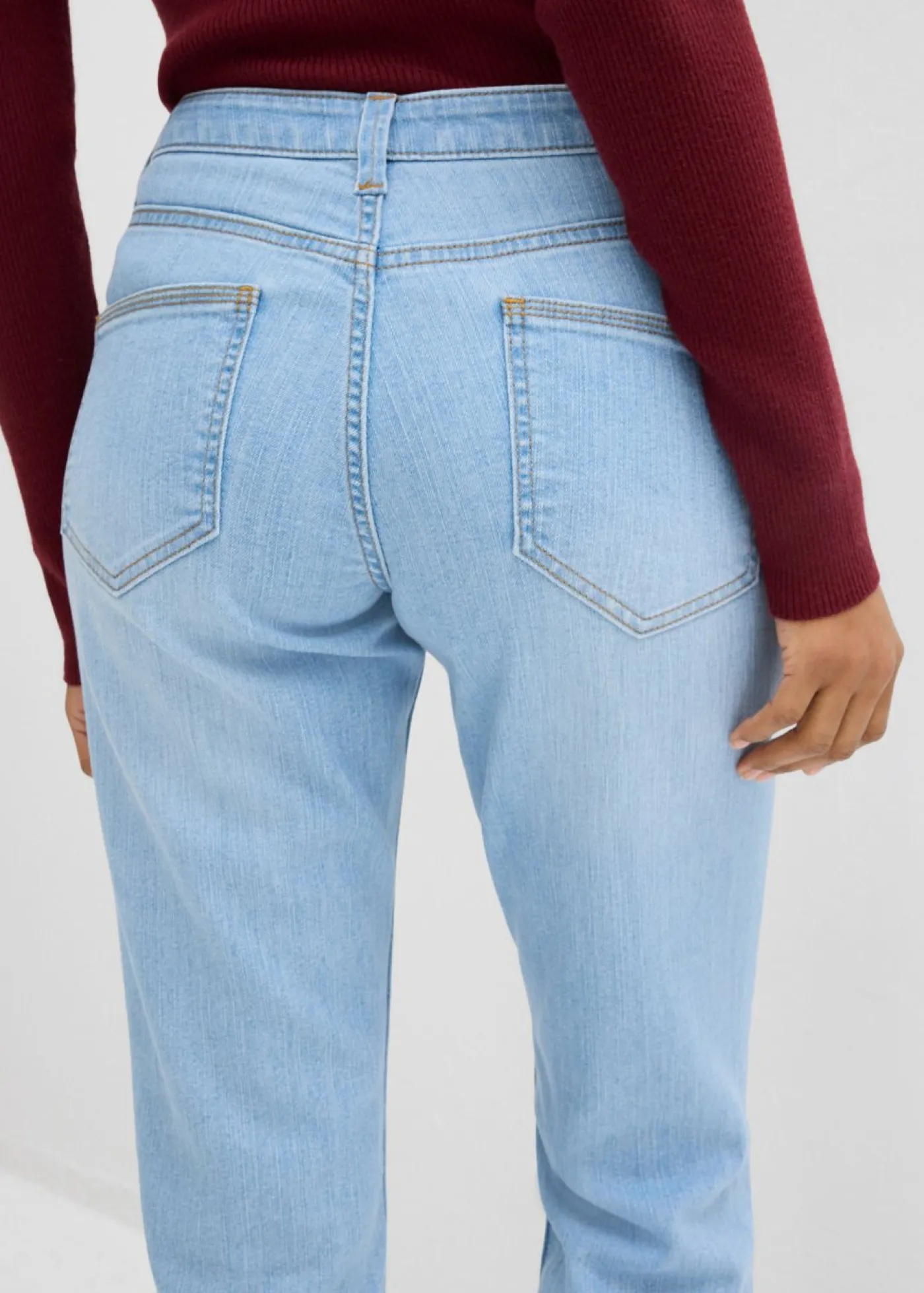 bonprix bonprix Vaqueros skinny, mid waist, elásticos azul pálido usado Hot