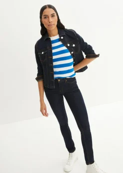 bonprix bonprix Vaqueros skinny, mid waist, elásticos Azul oscuro denim Best