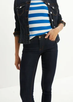 bonprix bonprix Vaqueros skinny, mid waist, elásticos Azul oscuro denim Best