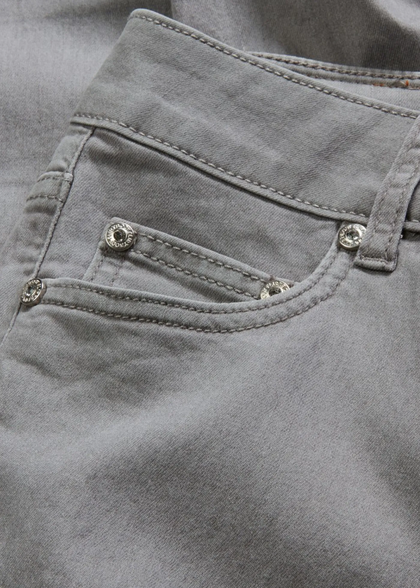 bonprix bonprix Vaqueros skinny, mid waist, elásticos Gris claro Outlet
