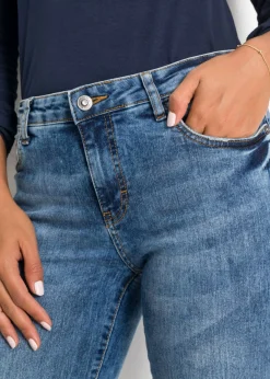 bonprix bonprix Vaqueros skinny, mid waist, elásticos Denim