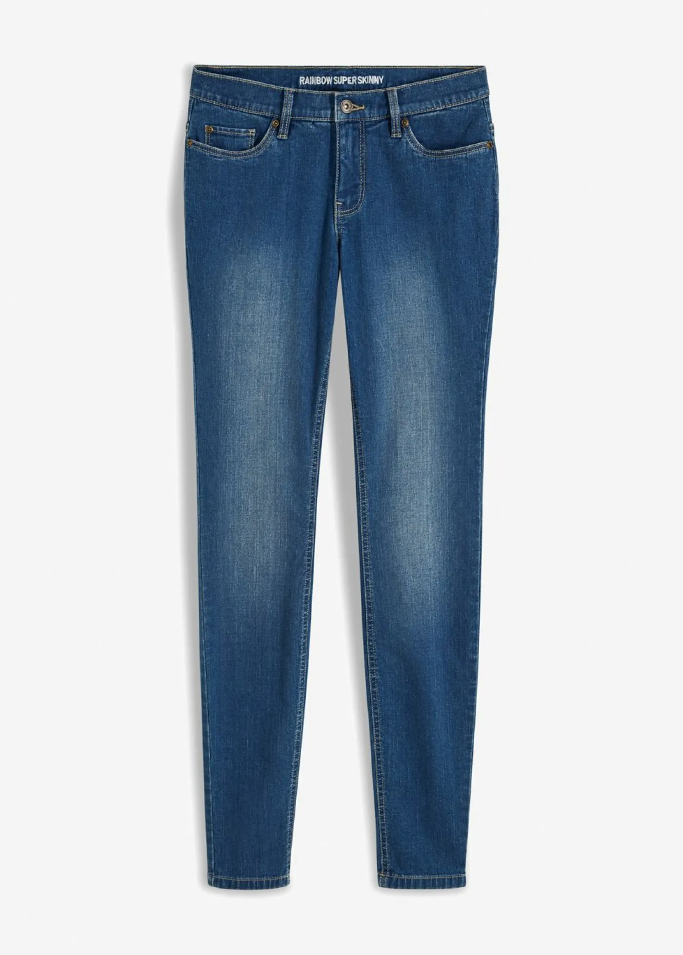 bonprix bonprix Vaqueros skinny, mid waist, elásticos Denim Discount