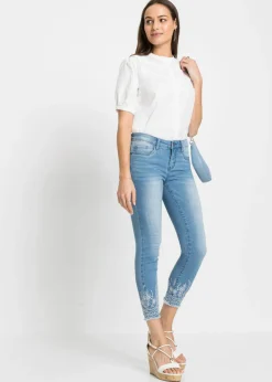 bonprix bonprix Vaqueros skinny mid waist Denim claro Outlet