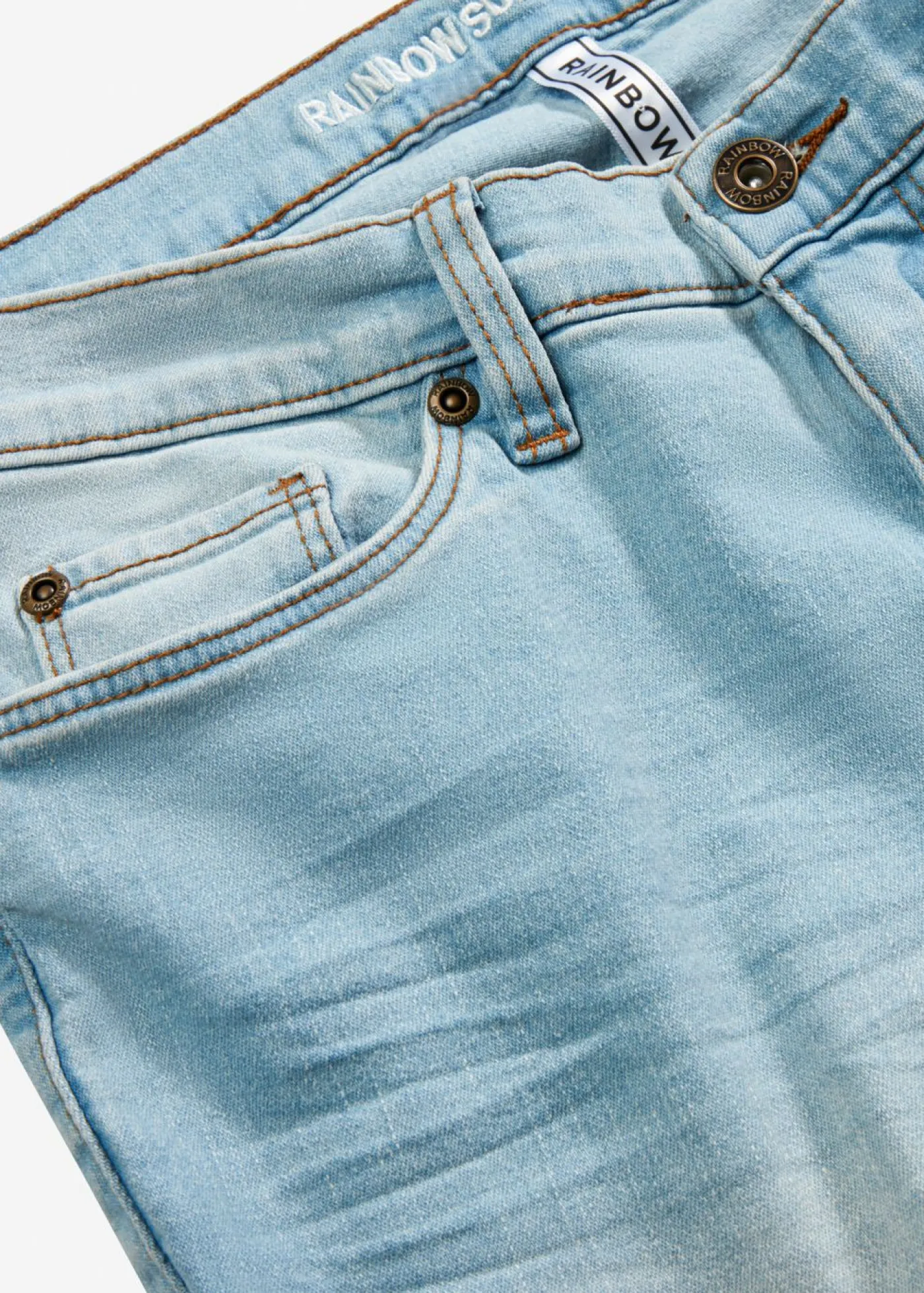 bonprix bonprix Vaqueros skinny, mid waist, cropped Denim claro