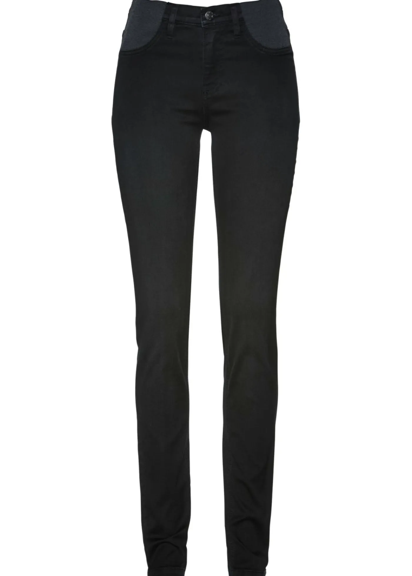 bonprix bonprix Vaqueros skinny, mid waist, elásticos Negro denim Sale