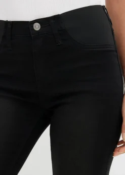 bonprix bonprix Vaqueros skinny, mid waist, elásticos Negro denim Sale