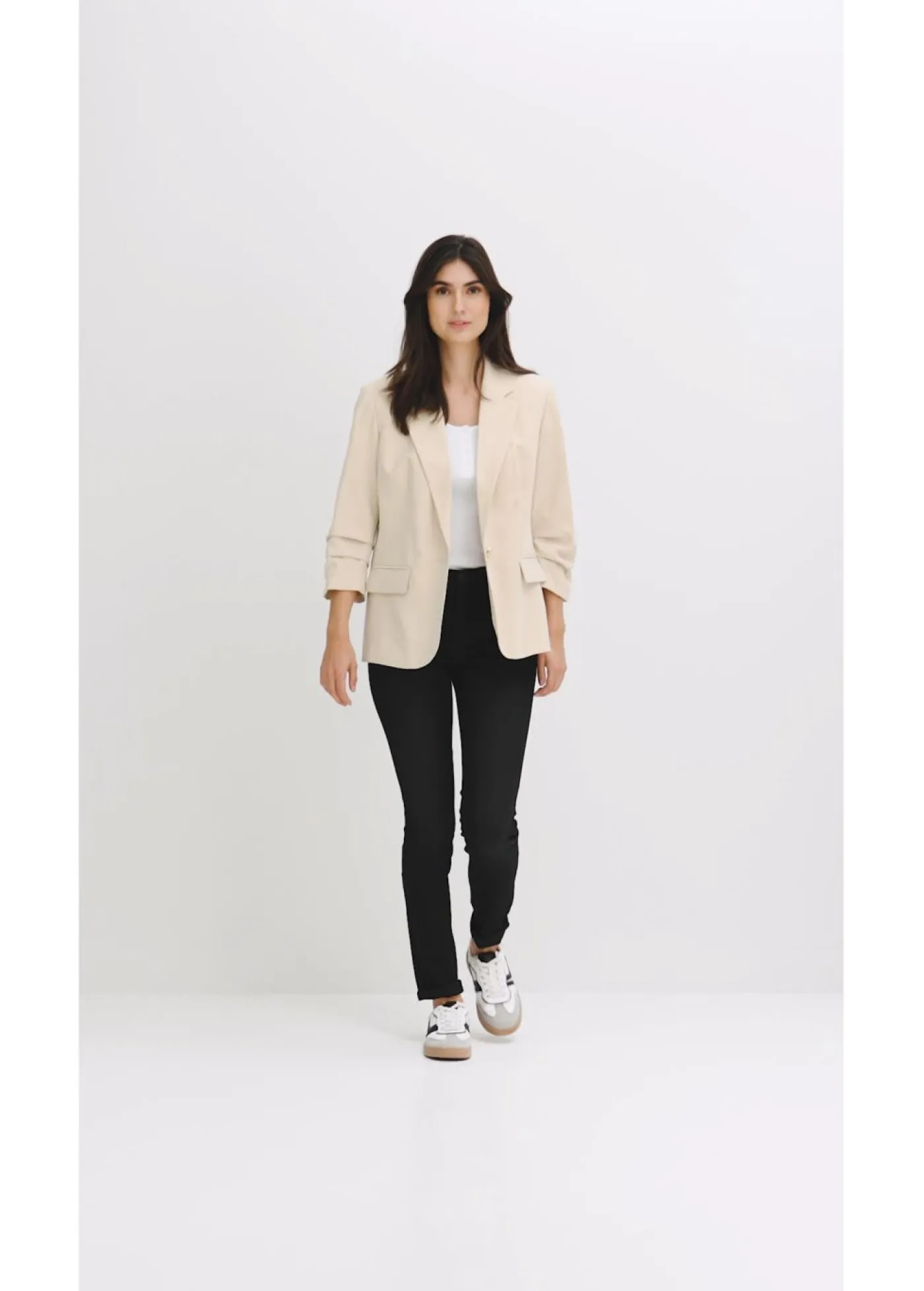bonprix bonprix Vaqueros skinny, mid waist, elásticos Negro denim Sale