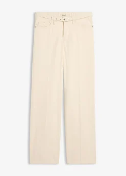 bonprix bonprix Vaqueros straight, loose, mid waist, de algodón Sin teñir Outlet