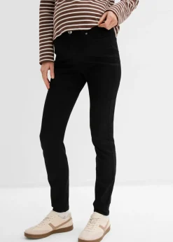 bonprix bonprix Vaqueros superelásticos premamá 2 en 1 con corte slim para durante y después del embarazo Negro Clearance