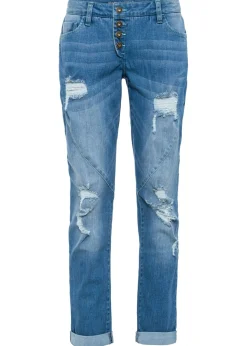 bonprix bonprix Vaqueros tipo boyfriend, mid waist Denim Hot