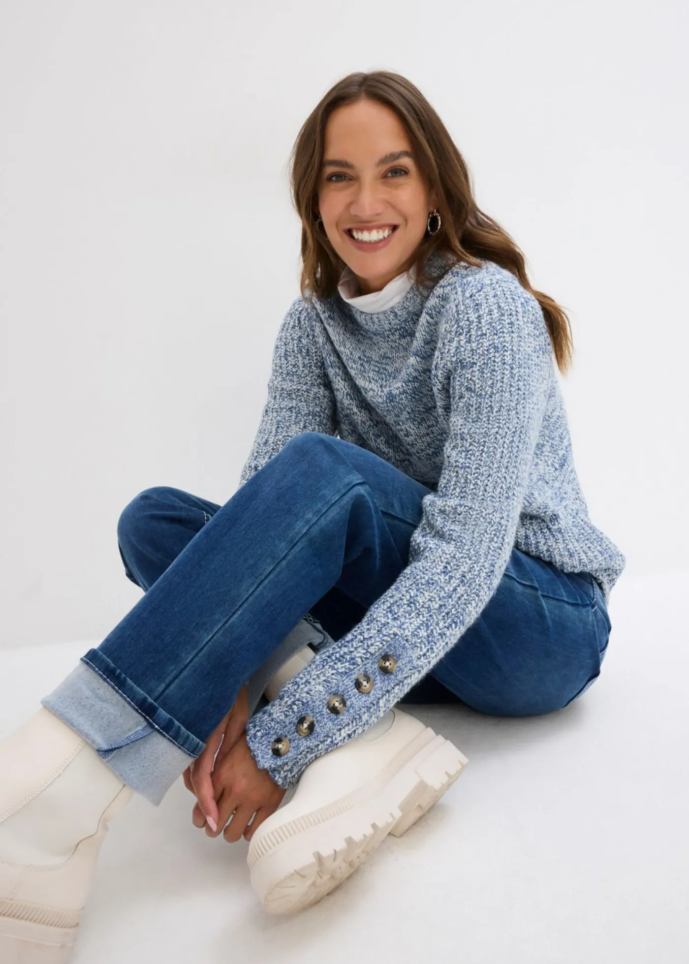 bonprix bonprix Vaqueros térmicos Denim usado Sale
